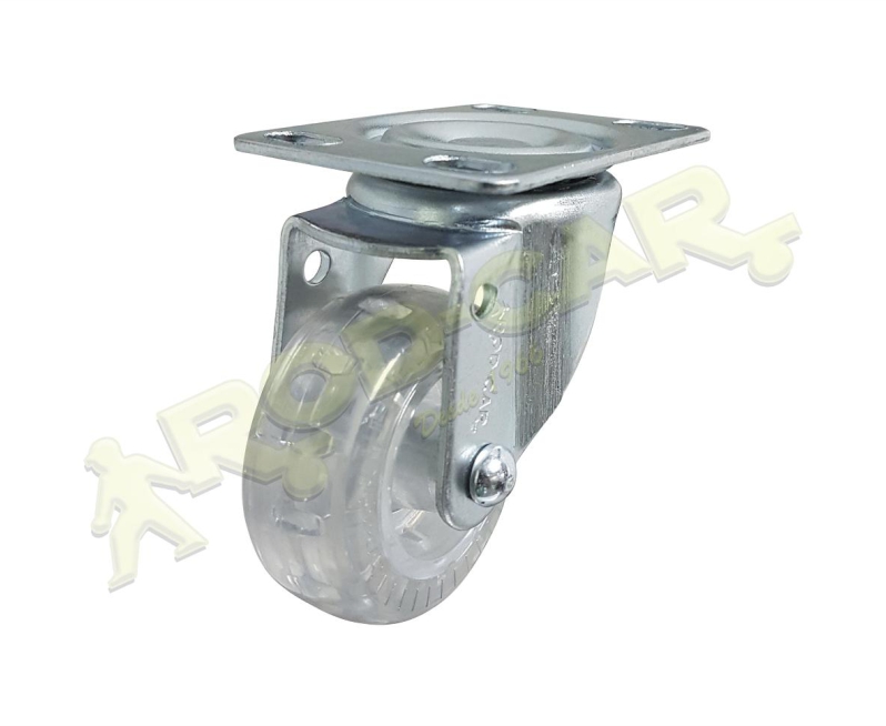 Rodízio Giratório GLR 210 GEL – Linha Leve com Roda de PVC